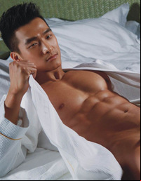 hot nude male model pics picture jin xiankui sexy chinese model shirtless nude handsome perfect body show